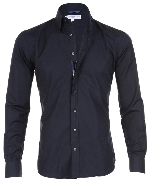 Athletic Fit Button Down Shirts that Zip | Teddy Stratford